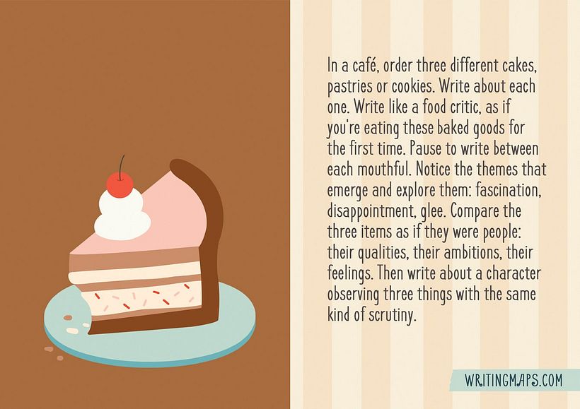 'Writing Prompt' do projeto 'Writing Maps', de Shaun Levin