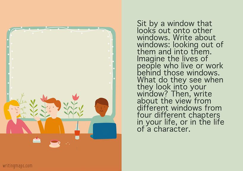 'Writing Prompt' do projeto 'Writing Maps', de Shaun Levin