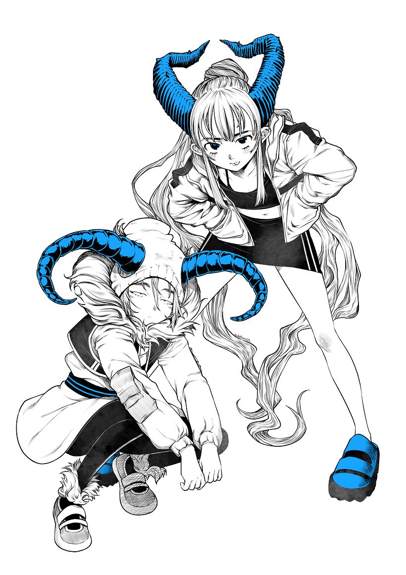 Year of the Ox - Horned Girls 6