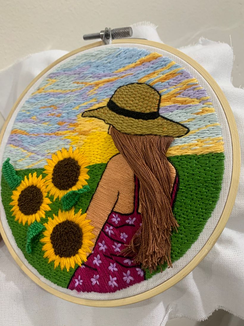 Mi Proyecto del curso: Técnicas de bordado para crear peinados con volumen 0