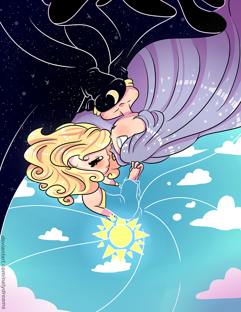 los personajes ya los habia dibujado antes para un reto, pero no los volví a usar como tal. así que aproveche para hacerlo