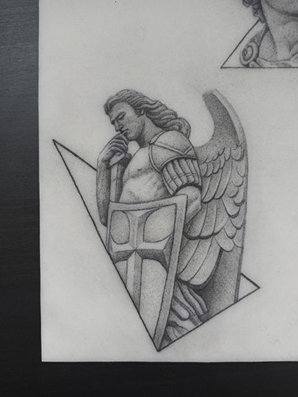 Mi Proyecto del curso: Tatuaje botánico con puntillismo 2