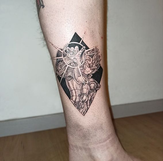 Mi Proyecto del curso: Tatuaje botánico con puntillismo 4