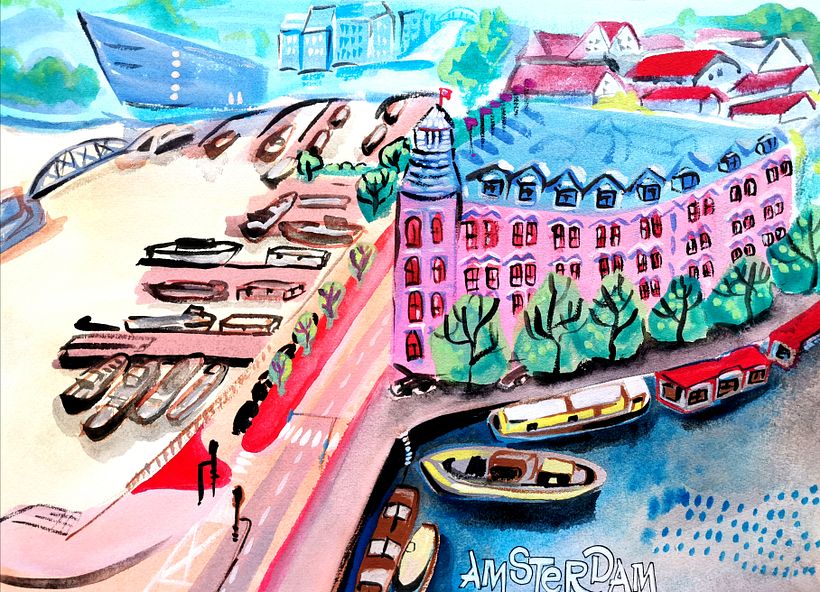 My project in Pictorial Sketchbook with Gouache course 3