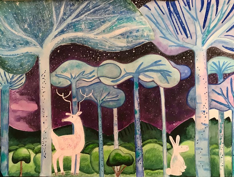 My project in Modern Watercolor Techniques course 0