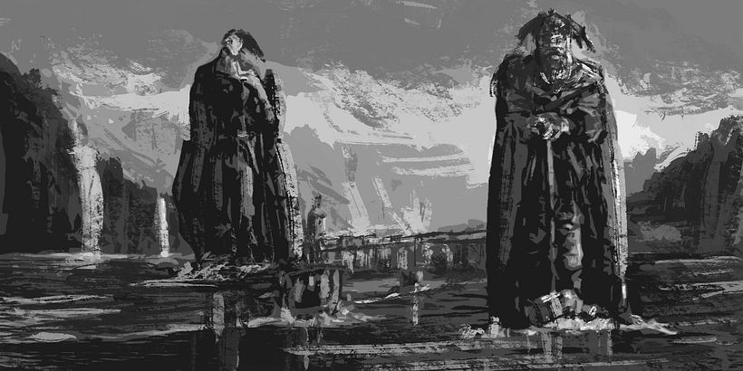 Al final este es el boceto que más me inspiraba para ponerme manos a la obra