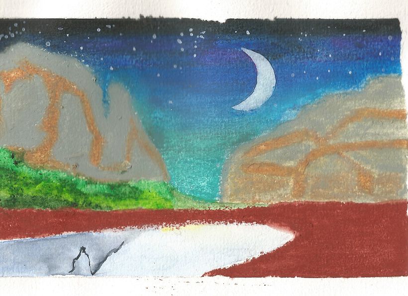 Mallorca. (Ceres aquarel·lables i aquarel·les), Desembre 2020. 