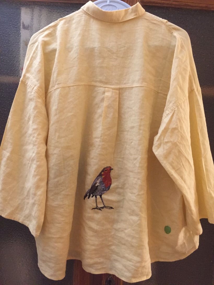 Mi Proyecto del curso: Pintar con hilo: técnicas de ilustración textil 1