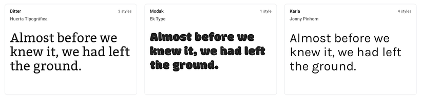 Google Fonts