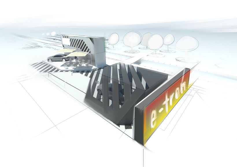 Pavillon de conduite pilotée AUDI IAA