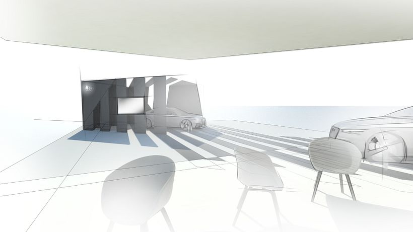 Pavillon de conduite pilotée AUDI IAA