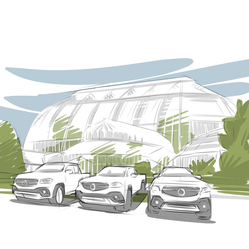 Lancement du produit Mercedes Benz Classe X