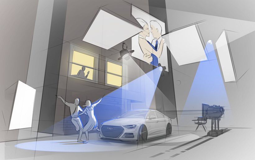 Lancement du produit AUDI A8 
