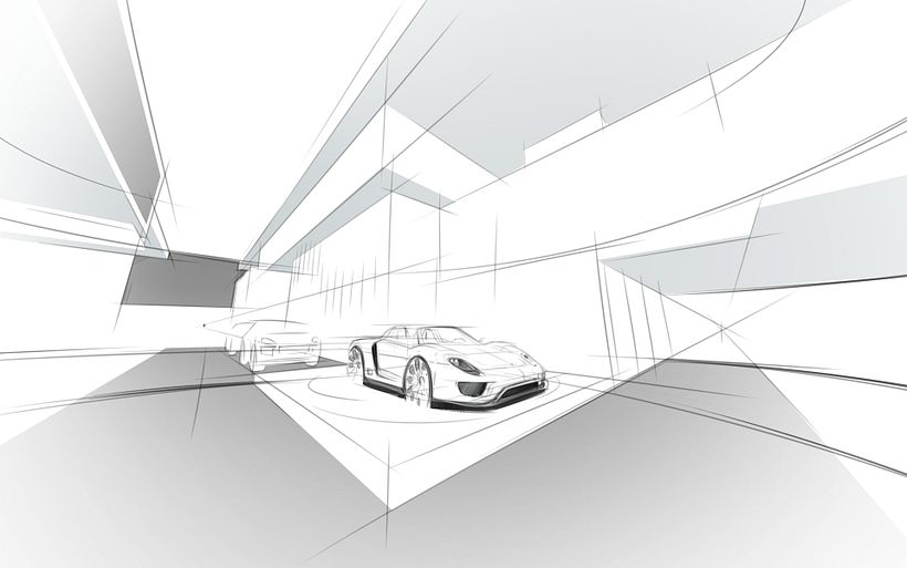 Concept de vente au détail Porsche