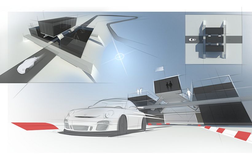 Concept de vente au détail Porsche