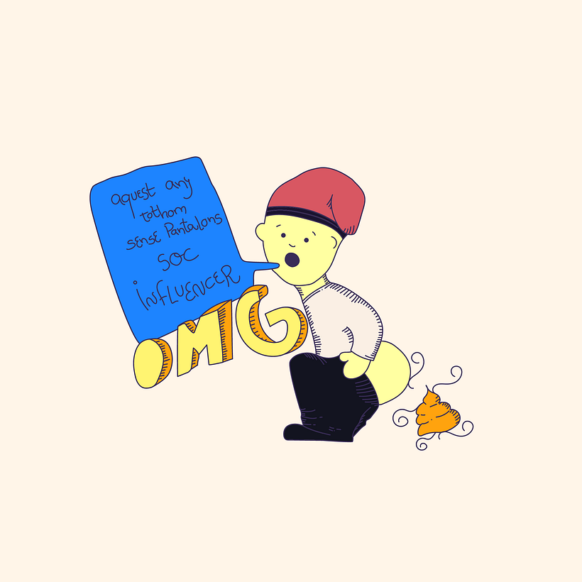 El caganer, este año es influencer.