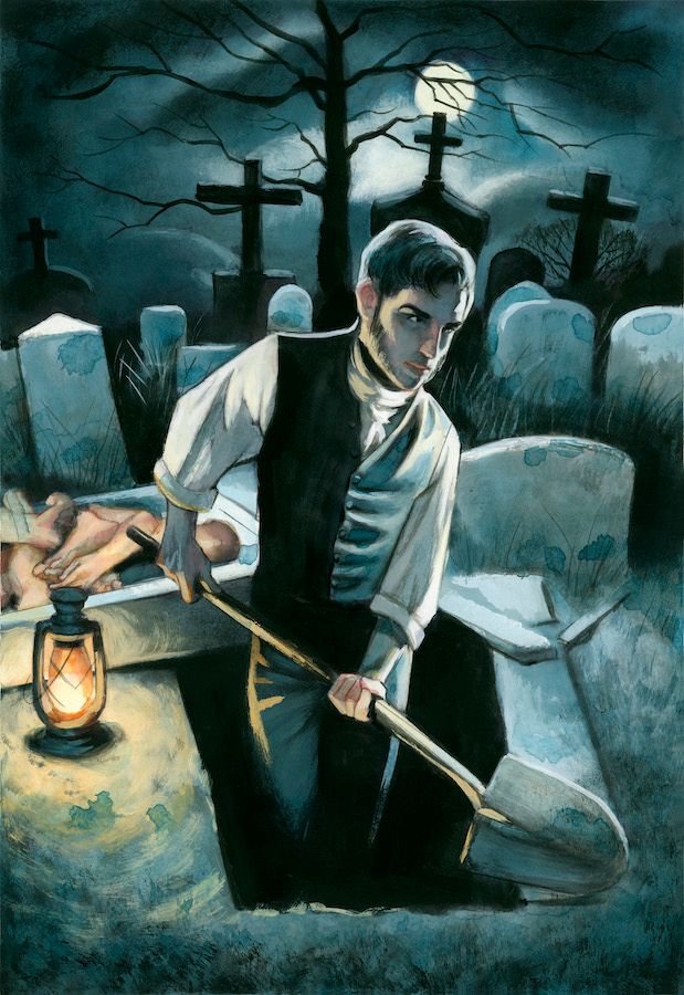 Frankenstein de Mary Shelley (Libro ilustrado con bocetos anexos) 7