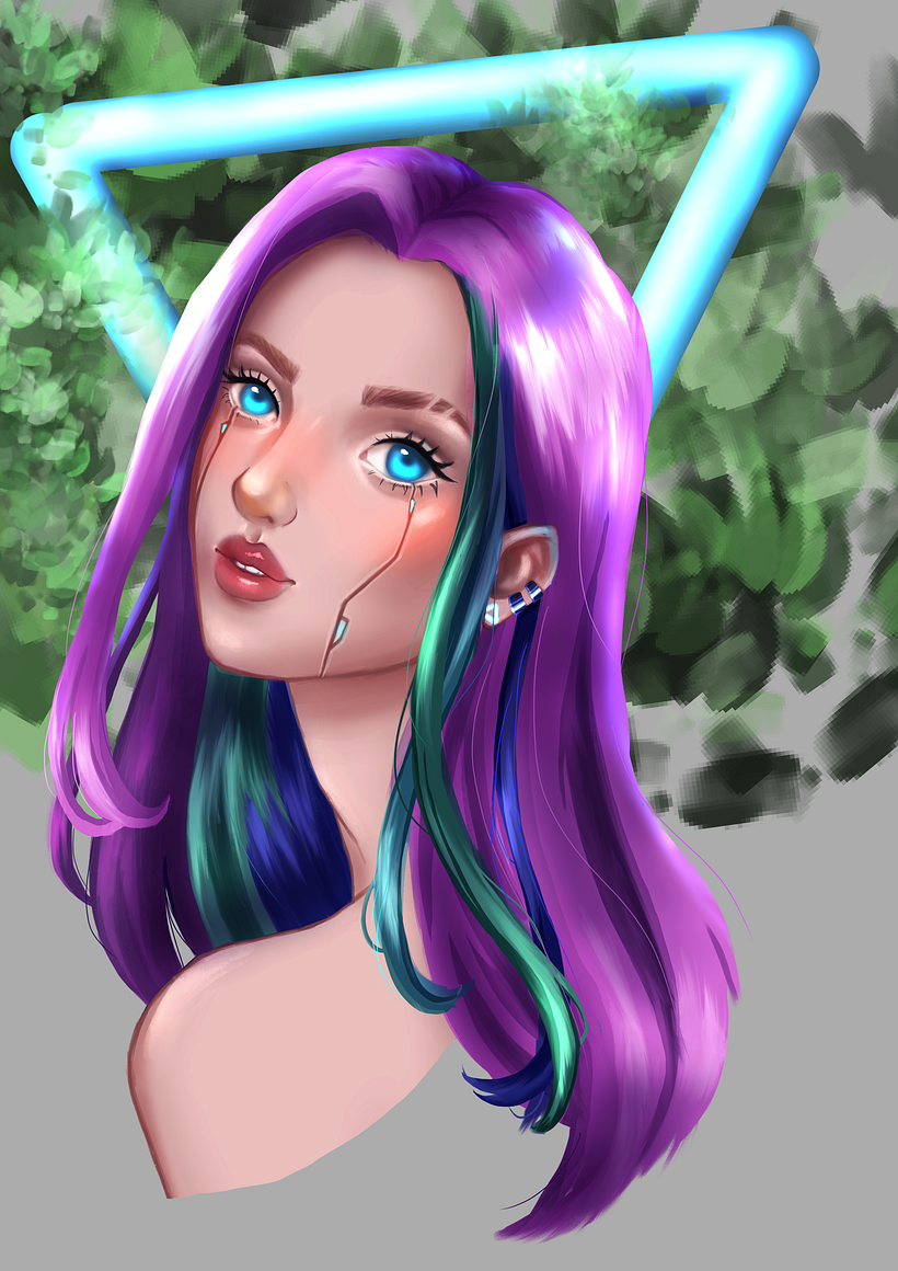 My project in Digital Fantasy Portraits with Photoshop course -1