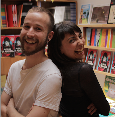 Con Vicente Rinamontes, el ilustrador de "Al sur de la Alameda"