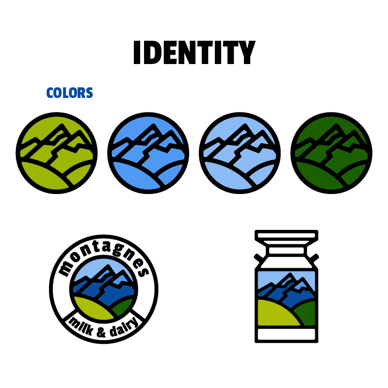 My project in Vector Illustration for Beginners course "montagnes" 5