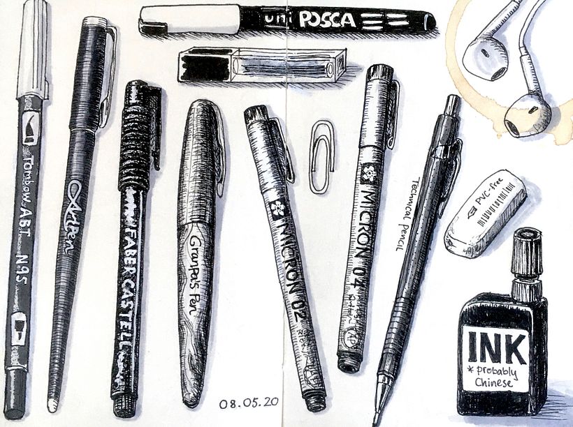 Pens from life