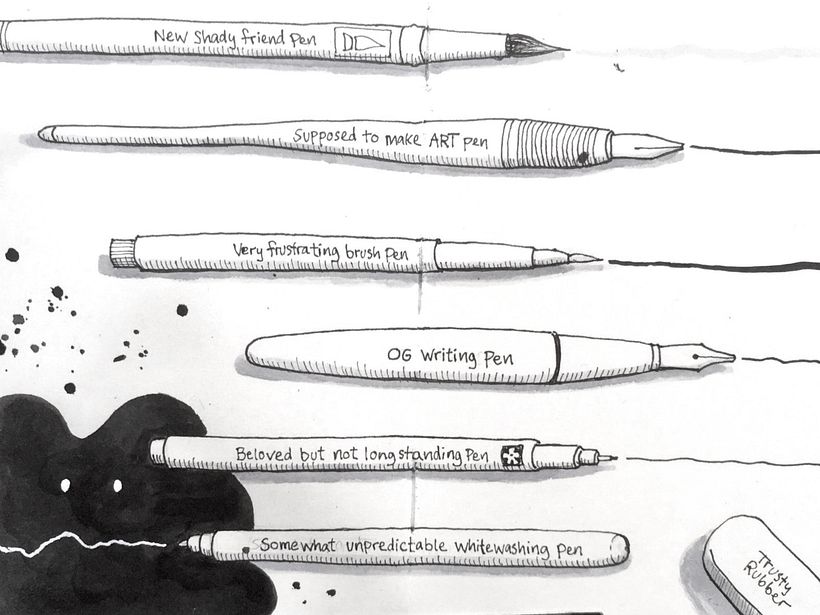 Pens from memory 