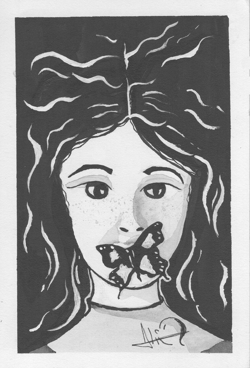Mi Proyecto del curso: Introducción a la ilustración con tinta china -1