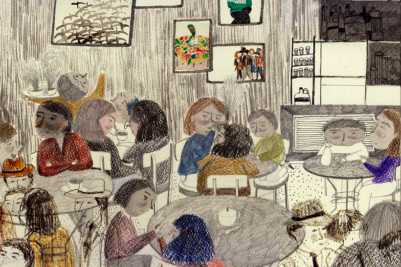 Ilustraciones - espacios cotidianos 0