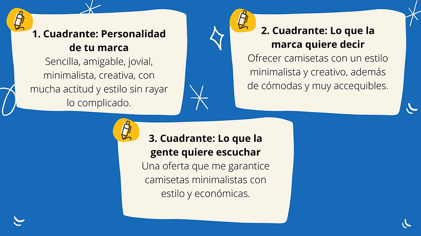 Mi Proyecto del curso: Copywriting creativo para emprendedores - Marketing