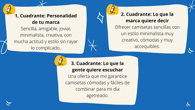 Mi Proyecto del curso: Copywriting creativo para emprendedores - Marketing