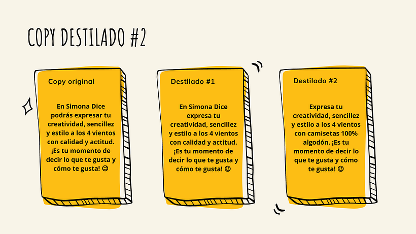 Mi Proyecto del curso: Copywriting creativo para emprendedores - Marketing