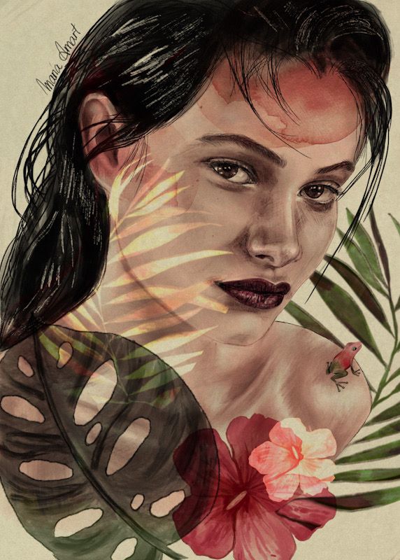 Mi Proyecto del curso: Retrato ilustrado con Procreate 0