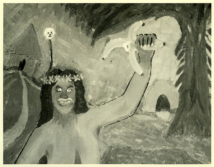 "Exaltation", de Pavel Jerdanowitch, quien inventó una nueva escuela de arte moderno [Fuente: Museum of Hoaxes].