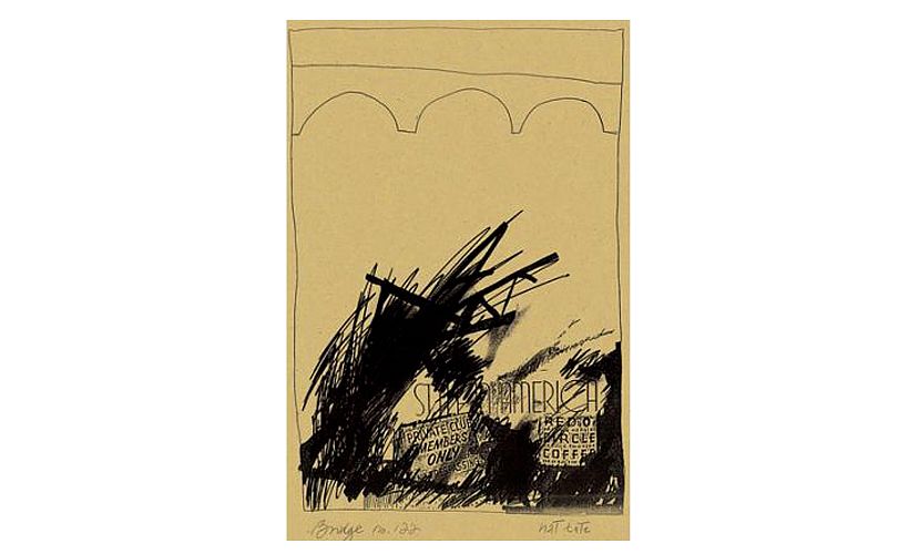 Una de las obras pintadas por el novelista William Boyd, ayudado por David Bowie para engañar a la élite social de New York.