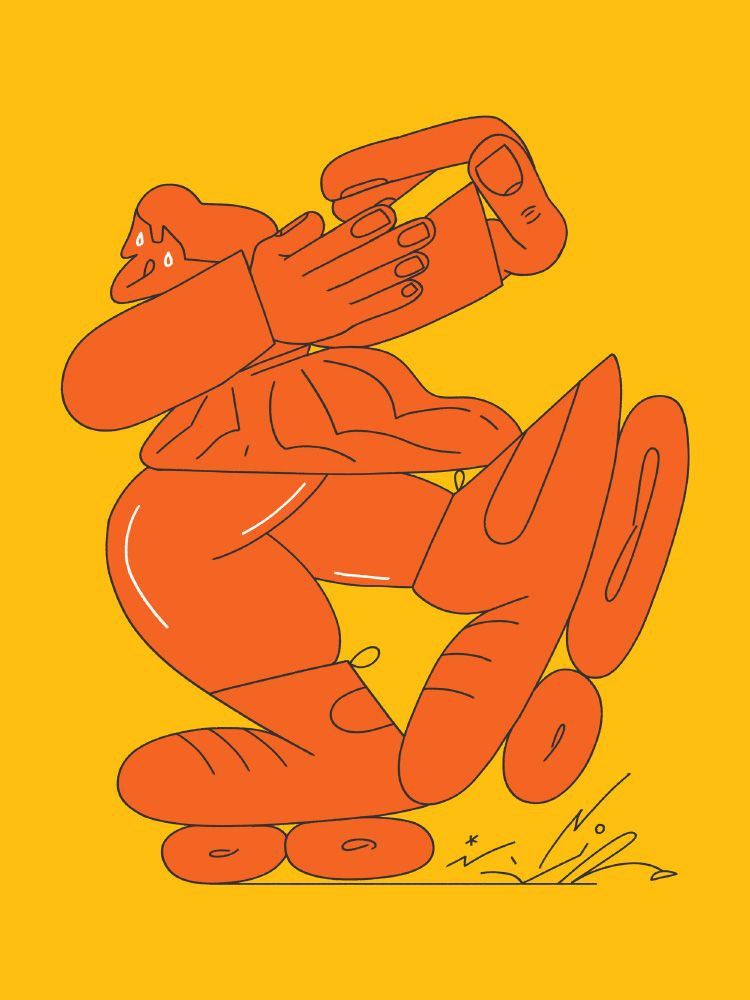 Move - Traditional illustration