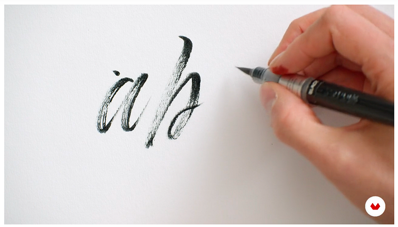 Brush pen and its stroke. Joaquín Seguí.