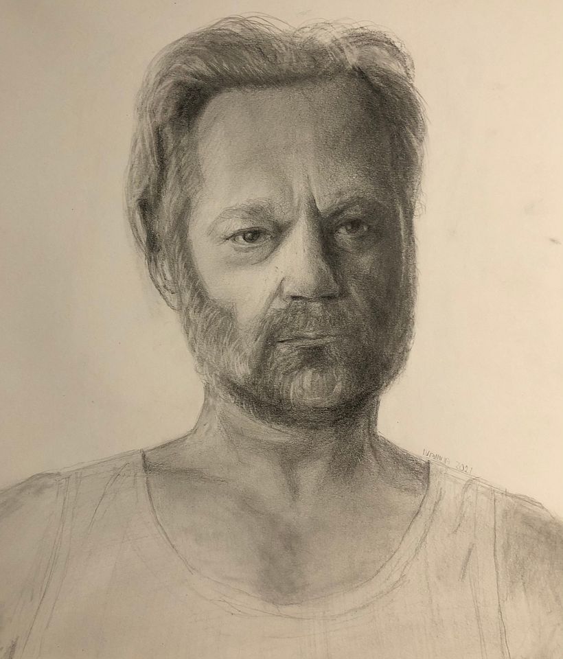 My project in Realistic Portrait with Graphite Pencil course -1