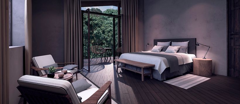 HOTEL ANDENIA - CONCEPTO BLANCO - 3D
