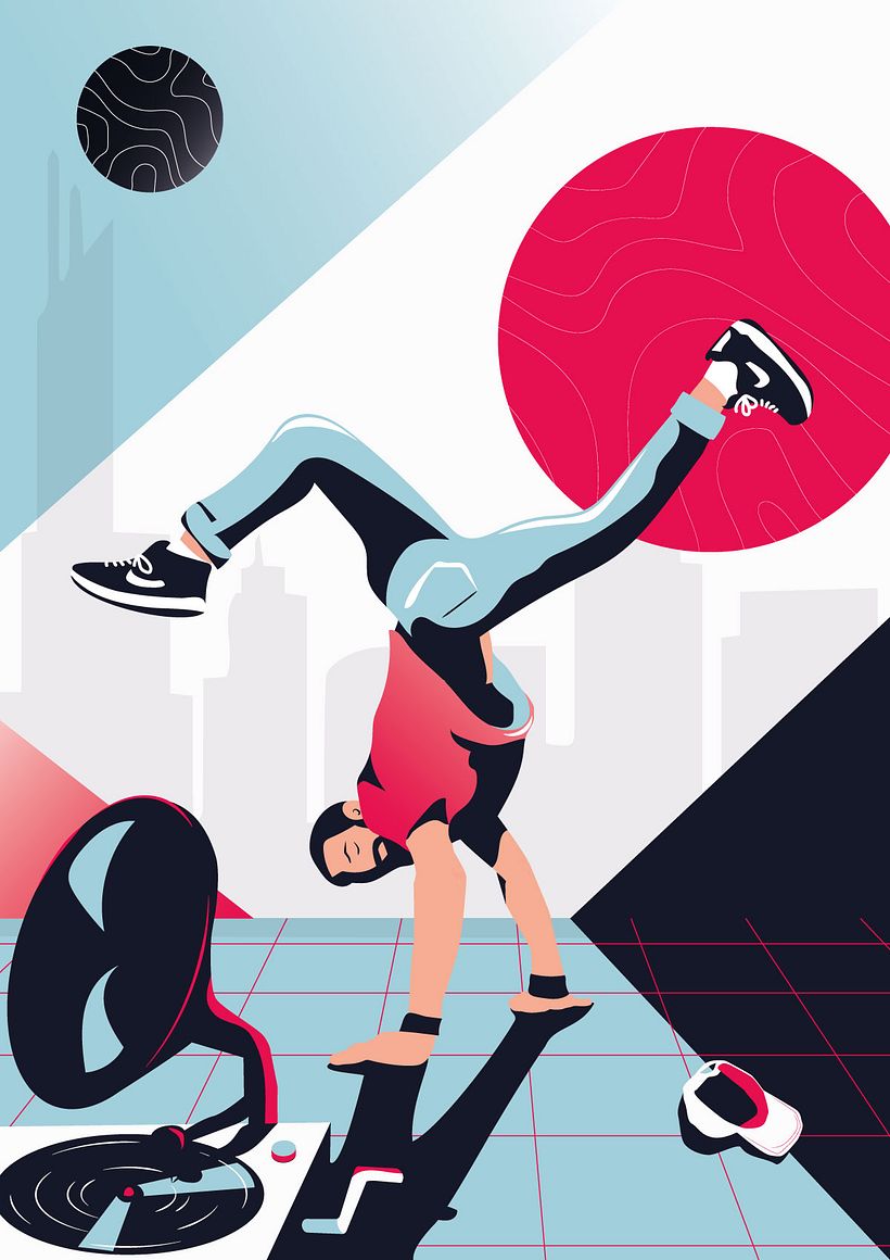 My project in Dynamic Vector Illustration: Keys to Color and Composition course 1