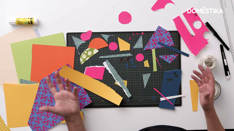 Get all the shapes ready before putting your illustration together