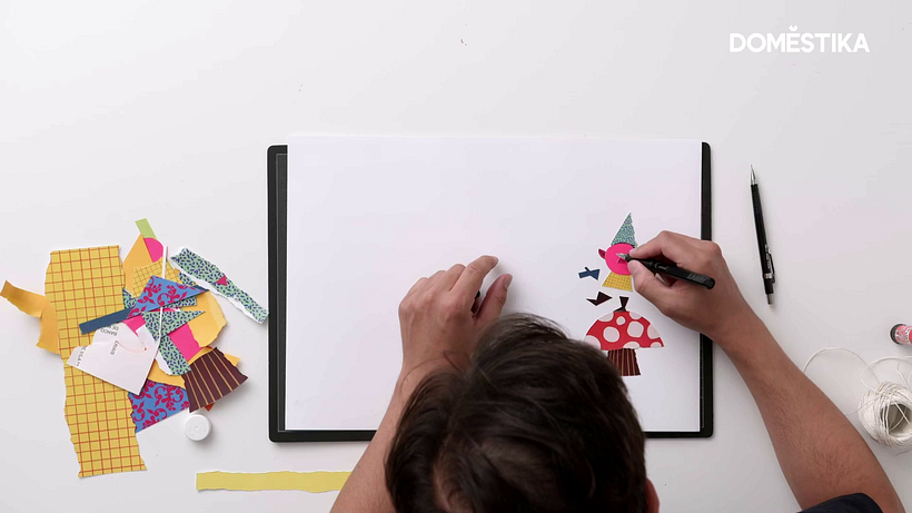 Add character details with pens