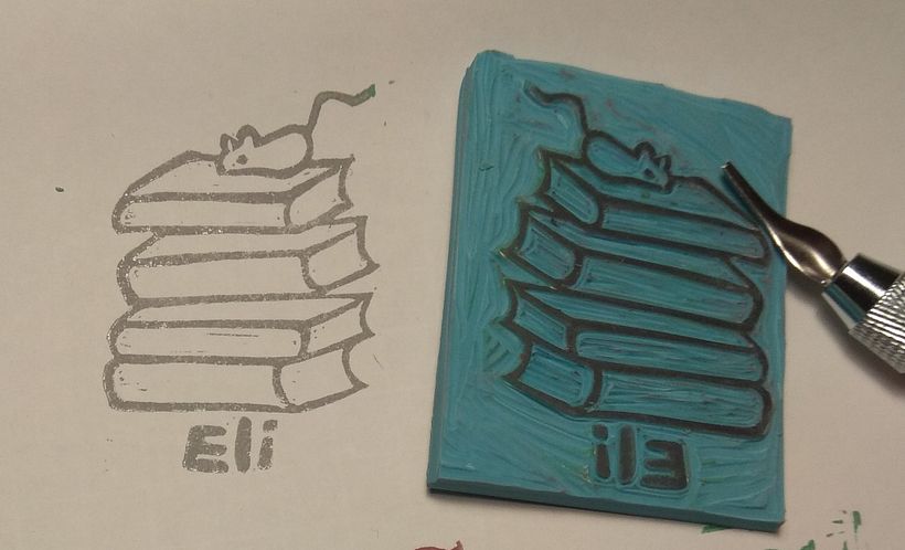 Mi Proyecto del curso: Carvado de sellos y técnicas de estampación 1