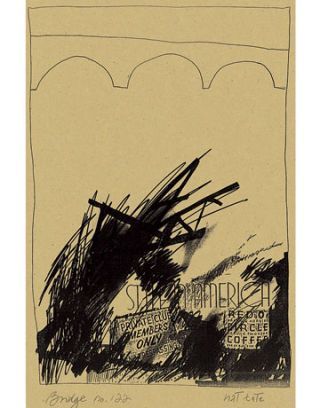 Uma das obras pintadas pelo romancista William Boyd, ajudado por David Bowie, para enganar a elite social de Nova York