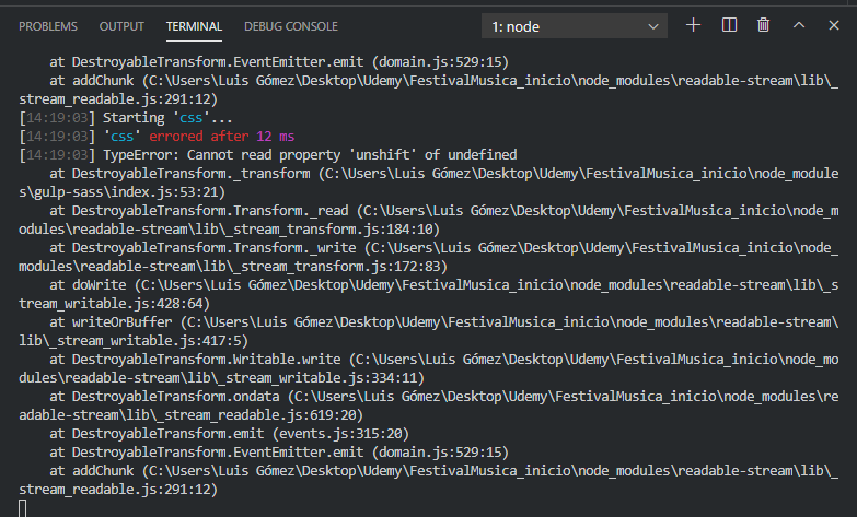 Ayuda con error en SASS 1