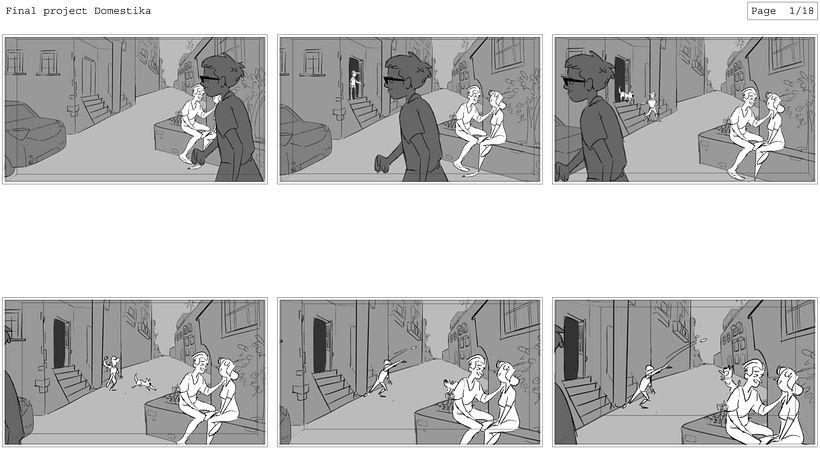 My project in Introduction to Storyboarding course 18