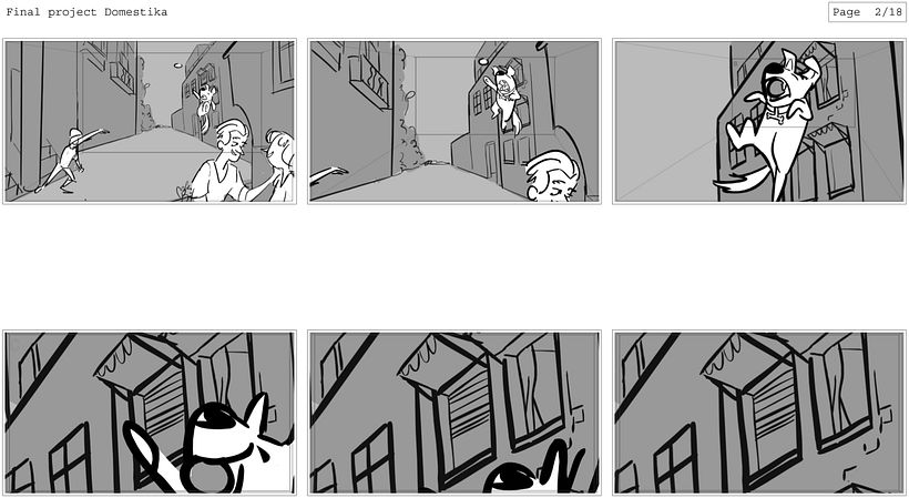 My project in Introduction to Storyboarding course 19