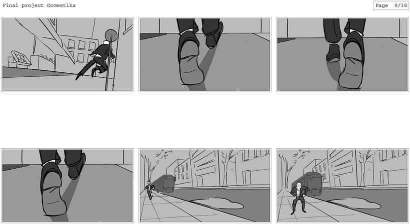 My project in Introduction to Storyboarding course 26