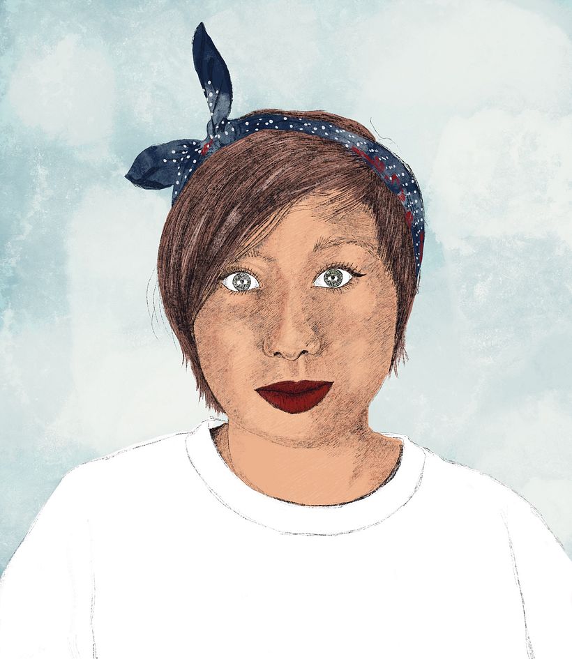 Mi Proyecto del curso: Retrato ilustrado con Procreate 0