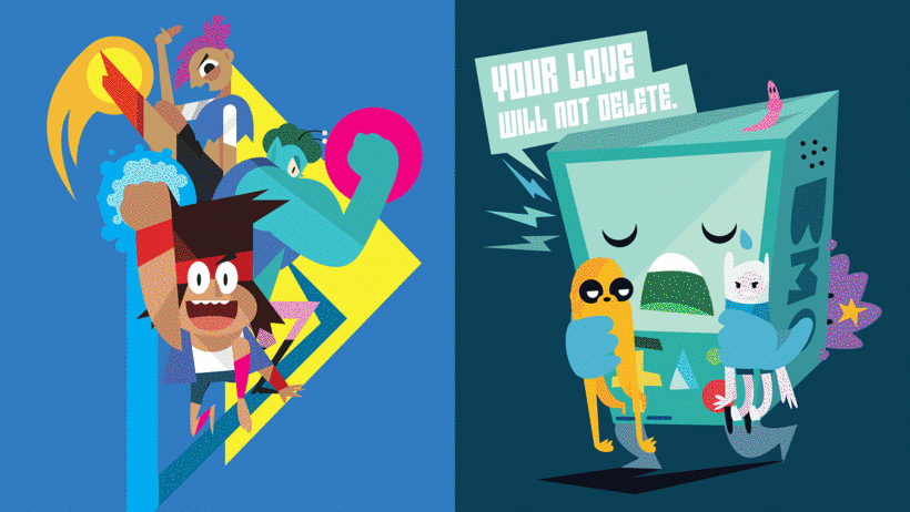 Patricio Oliver's illustrations.