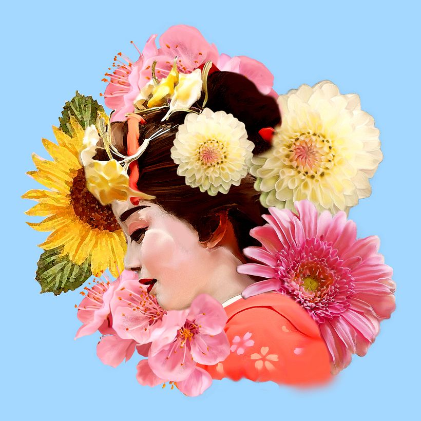 My project in Textile Prints with Digital Techniques course 1